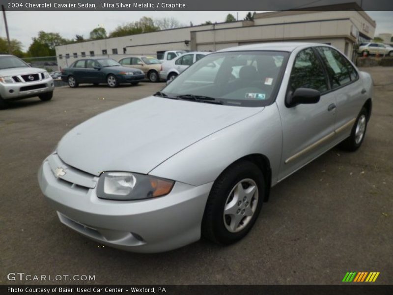 Ultra Silver Metallic / Graphite 2004 Chevrolet Cavalier Sedan