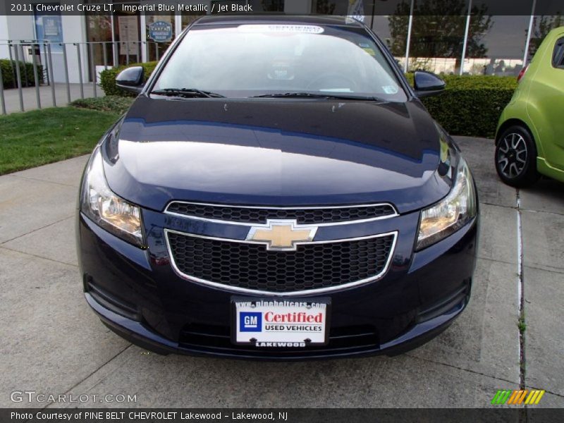 Imperial Blue Metallic / Jet Black 2011 Chevrolet Cruze LT