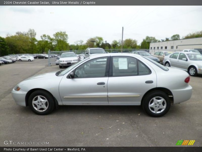 Ultra Silver Metallic / Graphite 2004 Chevrolet Cavalier Sedan