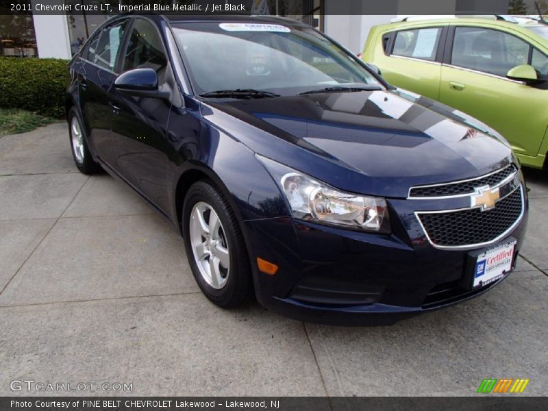 Imperial Blue Metallic / Jet Black 2011 Chevrolet Cruze LT