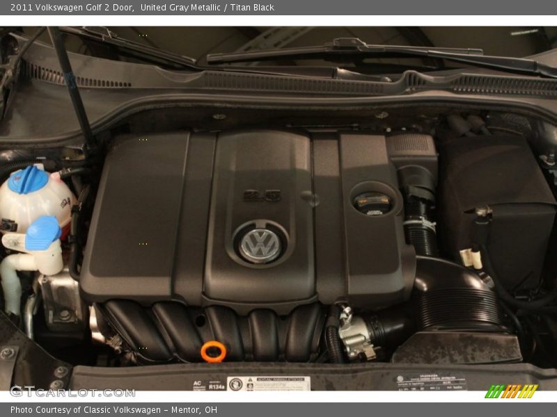 United Gray Metallic / Titan Black 2011 Volkswagen Golf 2 Door