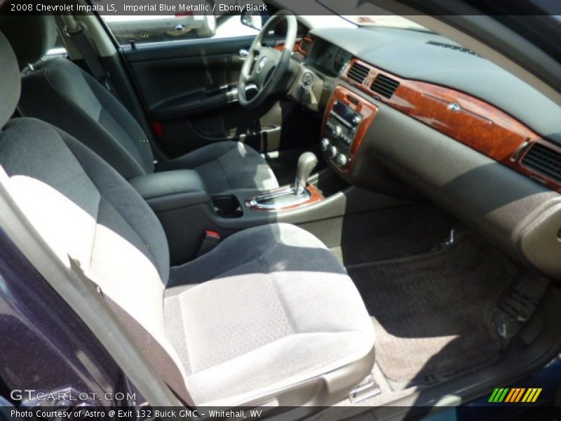 Imperial Blue Metallic / Ebony Black 2008 Chevrolet Impala LS