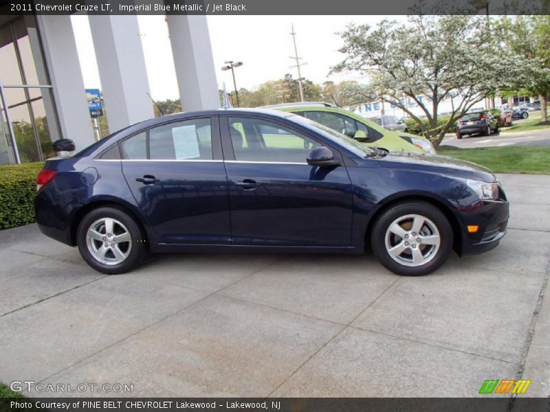 Imperial Blue Metallic / Jet Black 2011 Chevrolet Cruze LT