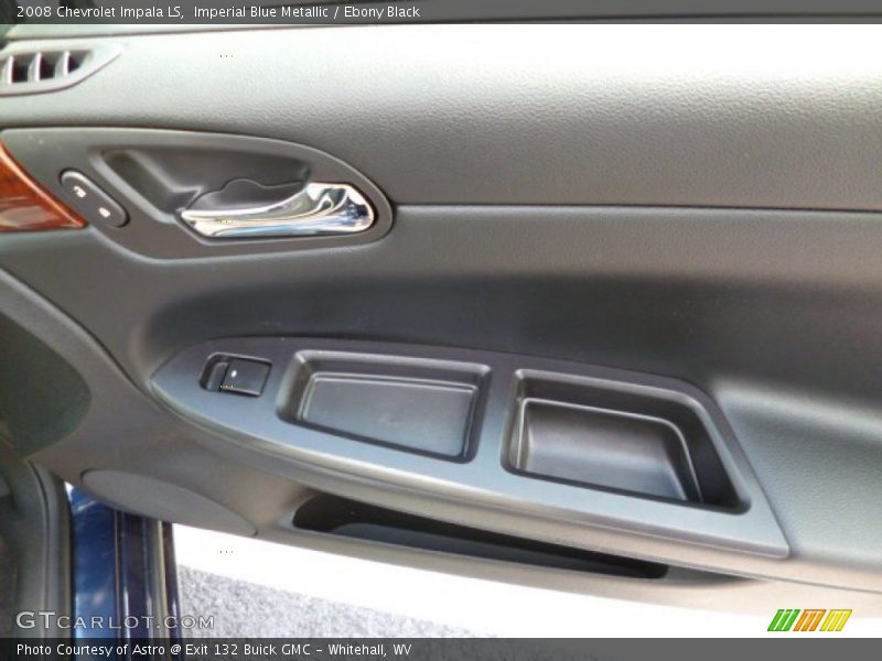 Imperial Blue Metallic / Ebony Black 2008 Chevrolet Impala LS