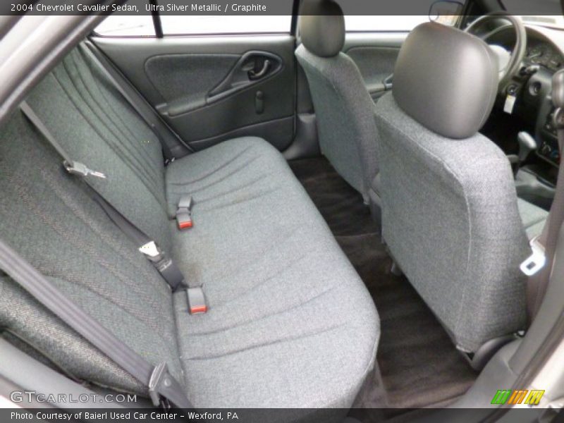 Rear Seat of 2004 Cavalier Sedan