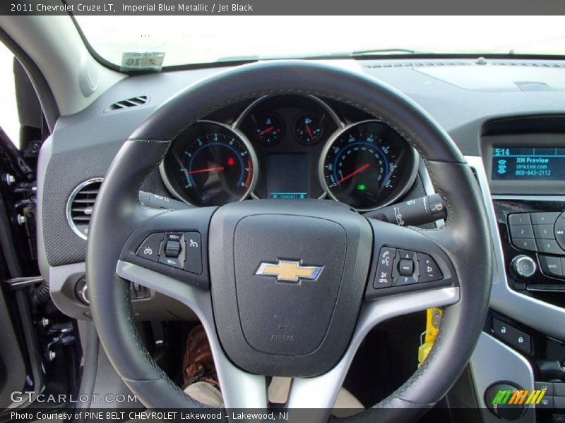 Imperial Blue Metallic / Jet Black 2011 Chevrolet Cruze LT