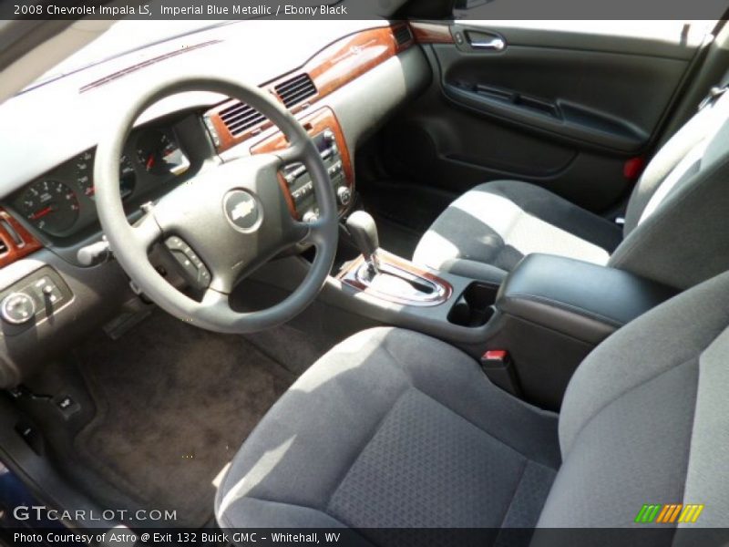 Ebony Black Interior - 2008 Impala LS 