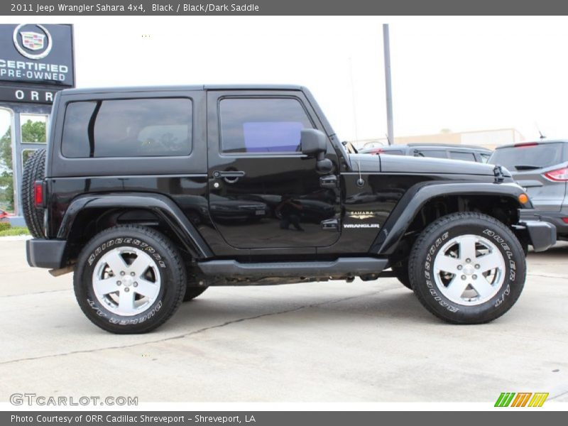 Black / Black/Dark Saddle 2011 Jeep Wrangler Sahara 4x4