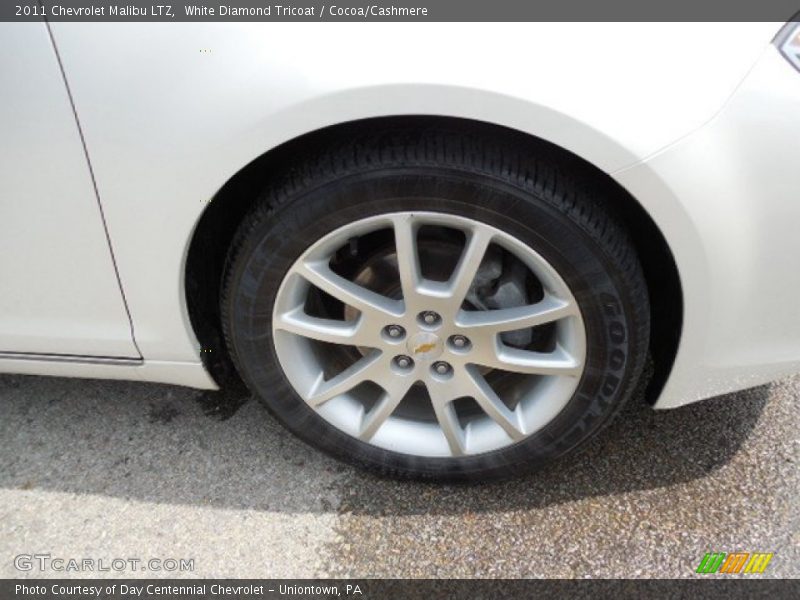 White Diamond Tricoat / Cocoa/Cashmere 2011 Chevrolet Malibu LTZ