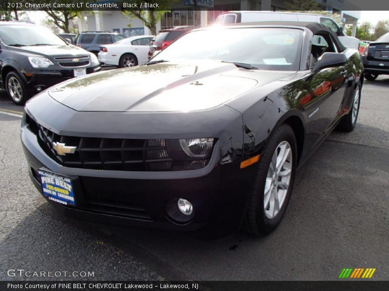 Black / Black 2013 Chevrolet Camaro LT Convertible