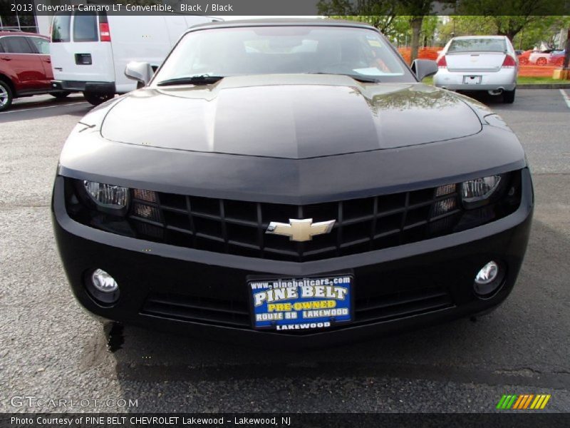 Black / Black 2013 Chevrolet Camaro LT Convertible