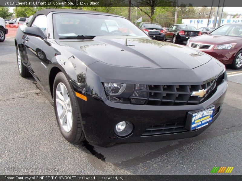 Black / Black 2013 Chevrolet Camaro LT Convertible