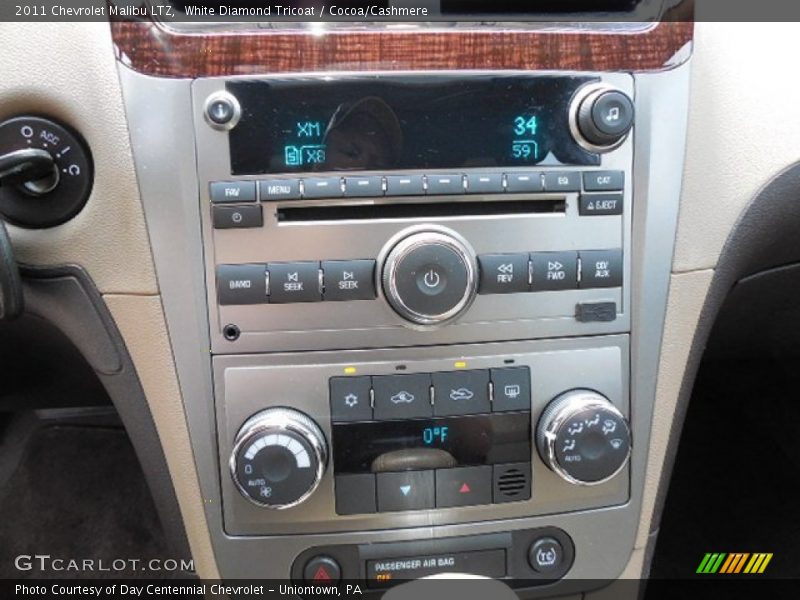 White Diamond Tricoat / Cocoa/Cashmere 2011 Chevrolet Malibu LTZ