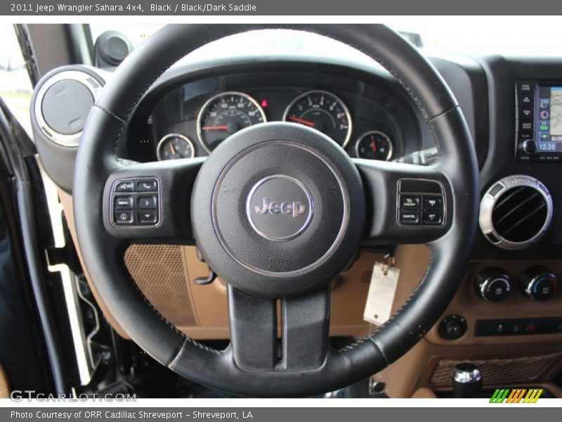 Black / Black/Dark Saddle 2011 Jeep Wrangler Sahara 4x4
