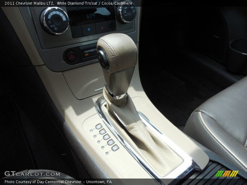 White Diamond Tricoat / Cocoa/Cashmere 2011 Chevrolet Malibu LTZ