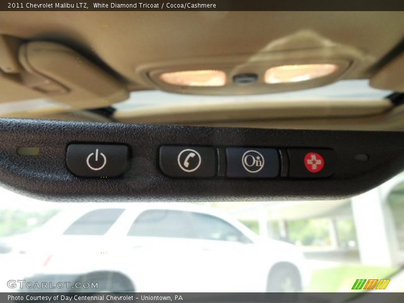 White Diamond Tricoat / Cocoa/Cashmere 2011 Chevrolet Malibu LTZ