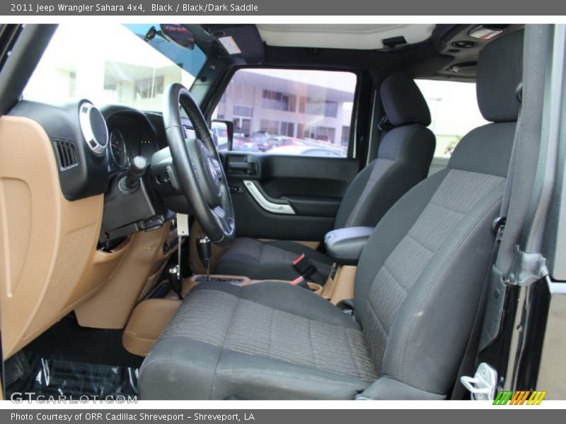 Black / Black/Dark Saddle 2011 Jeep Wrangler Sahara 4x4