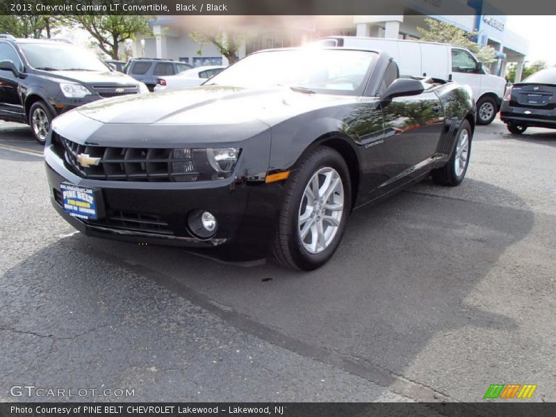 Black / Black 2013 Chevrolet Camaro LT Convertible