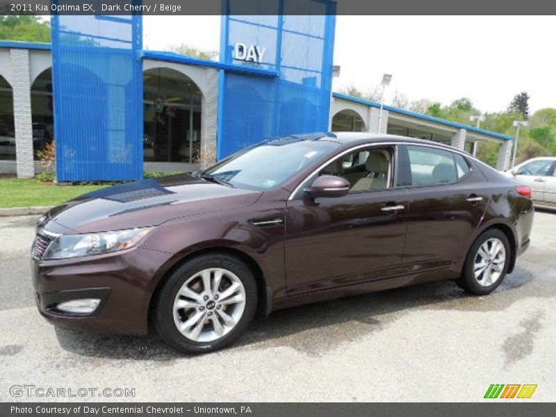 Dark Cherry / Beige 2011 Kia Optima EX