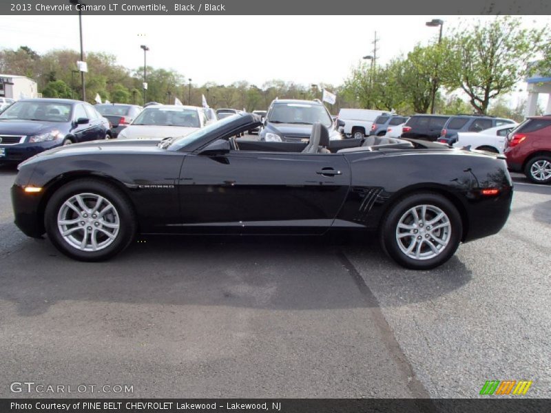 Black / Black 2013 Chevrolet Camaro LT Convertible
