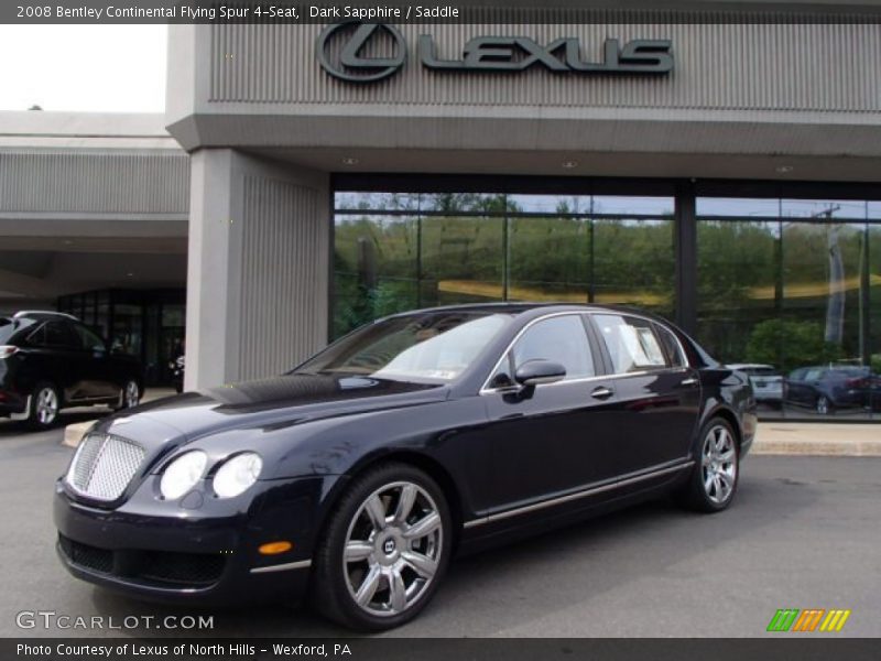 Dark Sapphire / Saddle 2008 Bentley Continental Flying Spur 4-Seat