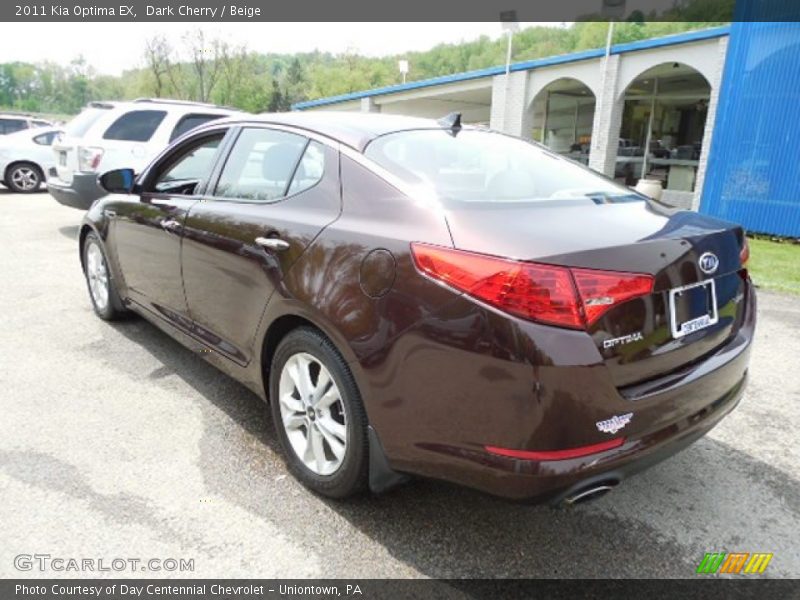 Dark Cherry / Beige 2011 Kia Optima EX
