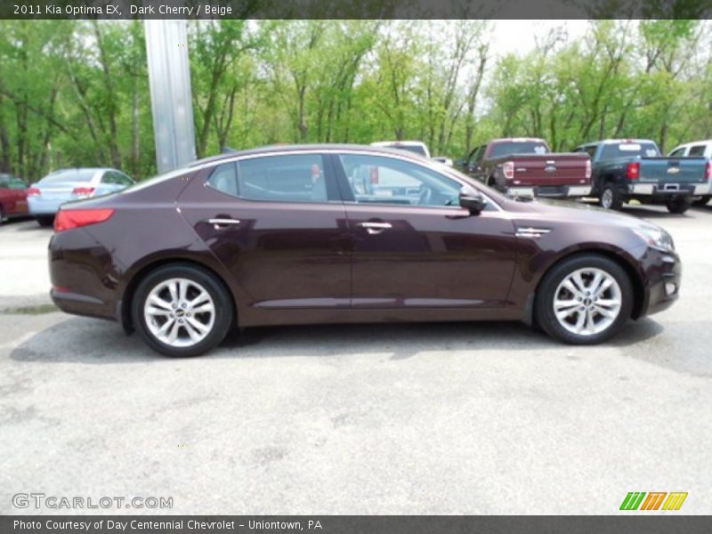 Dark Cherry / Beige 2011 Kia Optima EX
