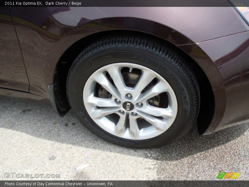 Dark Cherry / Beige 2011 Kia Optima EX