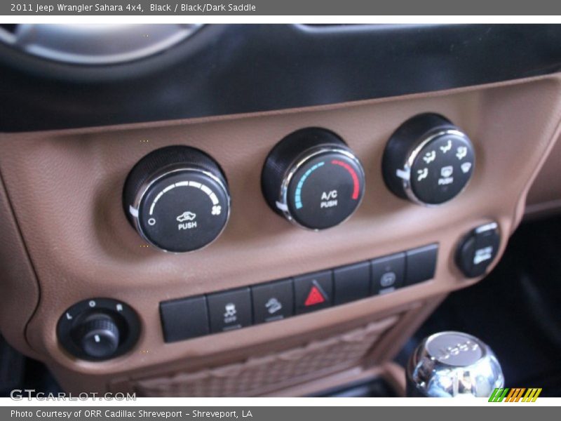 Black / Black/Dark Saddle 2011 Jeep Wrangler Sahara 4x4