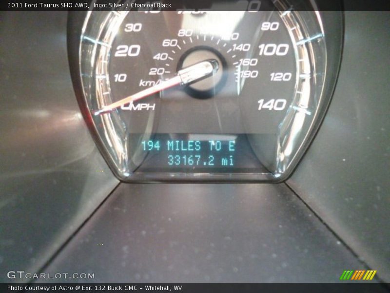 Ingot Silver / Charcoal Black 2011 Ford Taurus SHO AWD