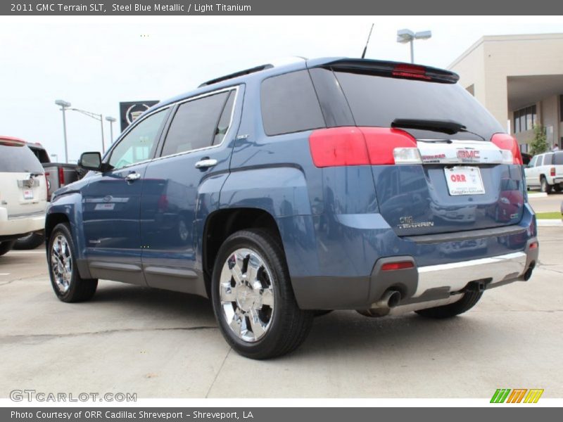 Steel Blue Metallic / Light Titanium 2011 GMC Terrain SLT