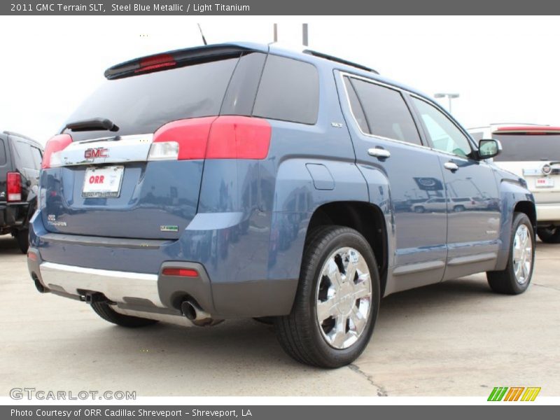 Steel Blue Metallic / Light Titanium 2011 GMC Terrain SLT