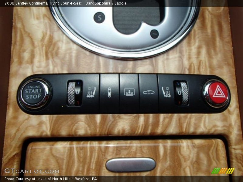 Controls of 2008 Continental Flying Spur 4-Seat
