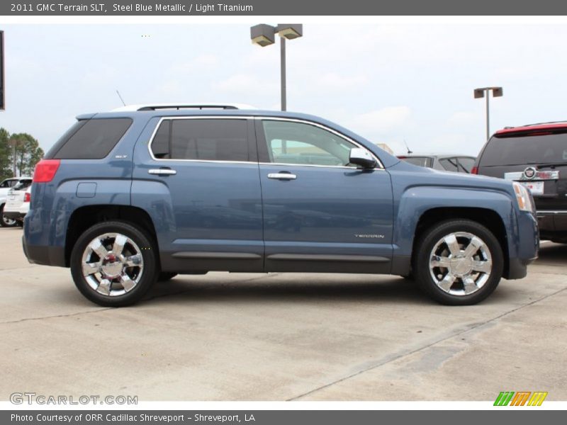 Steel Blue Metallic / Light Titanium 2011 GMC Terrain SLT