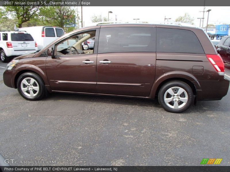 Chestnut Metallic / Beige 2007 Nissan Quest 3.5 S