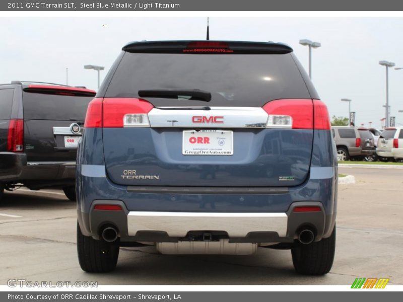 Steel Blue Metallic / Light Titanium 2011 GMC Terrain SLT
