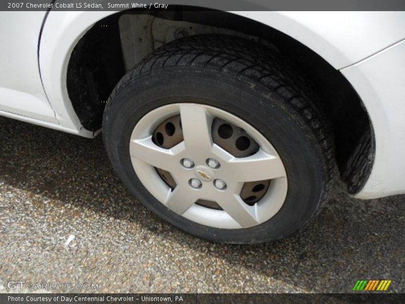Summit White / Gray 2007 Chevrolet Cobalt LS Sedan
