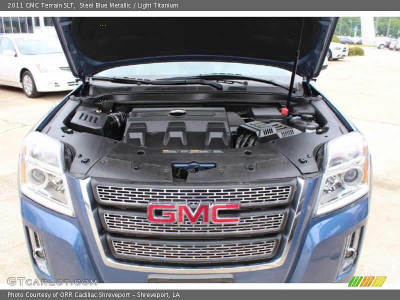 Steel Blue Metallic / Light Titanium 2011 GMC Terrain SLT