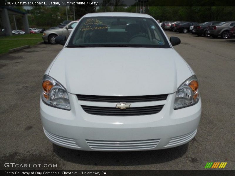 Summit White / Gray 2007 Chevrolet Cobalt LS Sedan