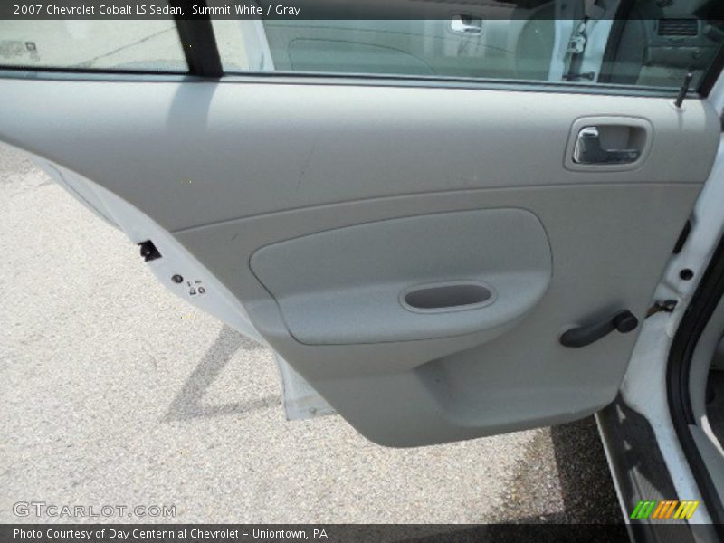 Summit White / Gray 2007 Chevrolet Cobalt LS Sedan