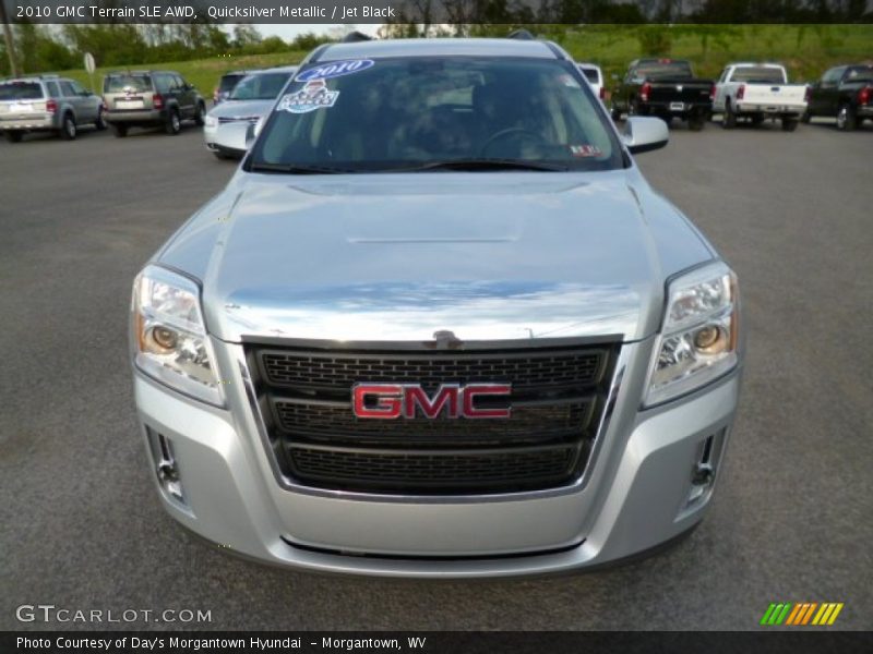 Quicksilver Metallic / Jet Black 2010 GMC Terrain SLE AWD