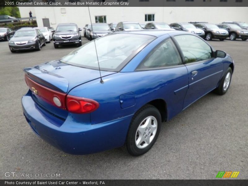 Arrival Blue Metallic / Graphite Gray 2005 Chevrolet Cavalier Coupe