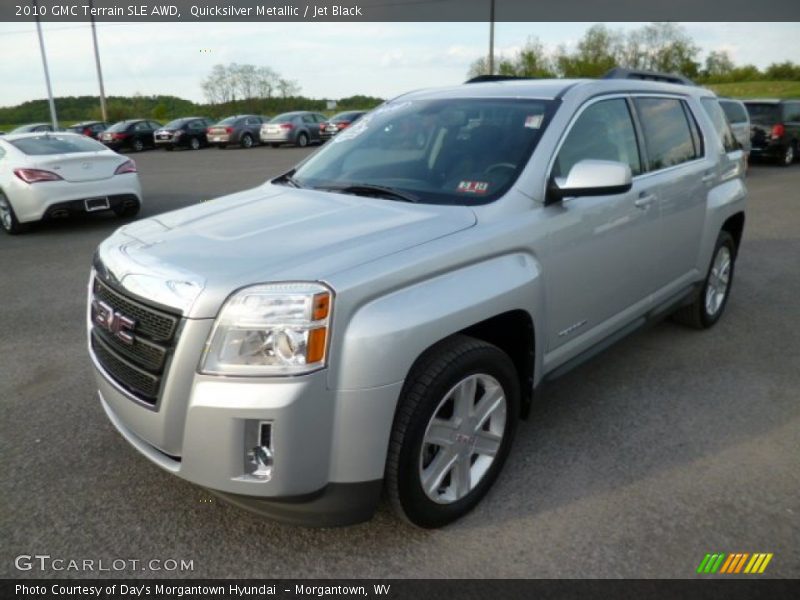 Quicksilver Metallic / Jet Black 2010 GMC Terrain SLE AWD