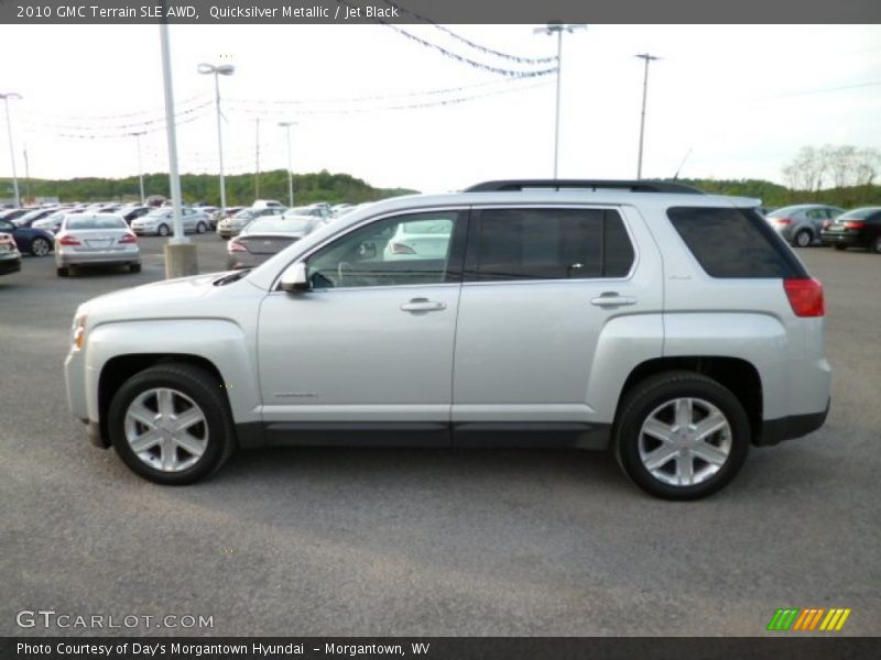 Quicksilver Metallic / Jet Black 2010 GMC Terrain SLE AWD