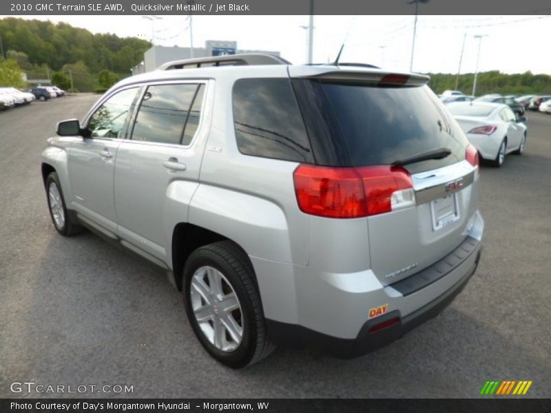 Quicksilver Metallic / Jet Black 2010 GMC Terrain SLE AWD
