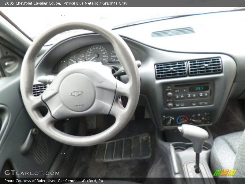 Arrival Blue Metallic / Graphite Gray 2005 Chevrolet Cavalier Coupe