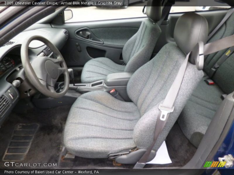 Arrival Blue Metallic / Graphite Gray 2005 Chevrolet Cavalier Coupe