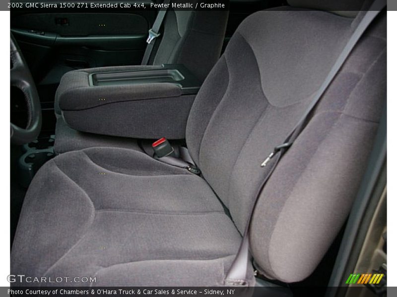 Pewter Metallic / Graphite 2002 GMC Sierra 1500 Z71 Extended Cab 4x4