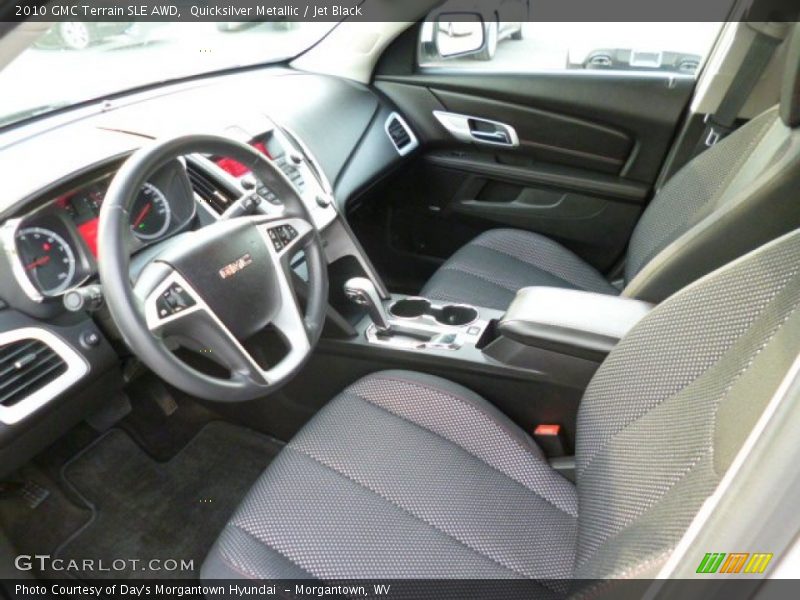 Quicksilver Metallic / Jet Black 2010 GMC Terrain SLE AWD
