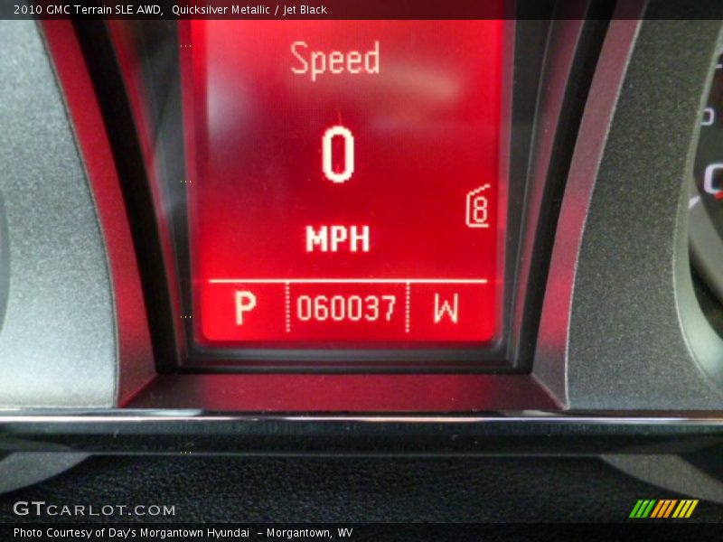 Quicksilver Metallic / Jet Black 2010 GMC Terrain SLE AWD
